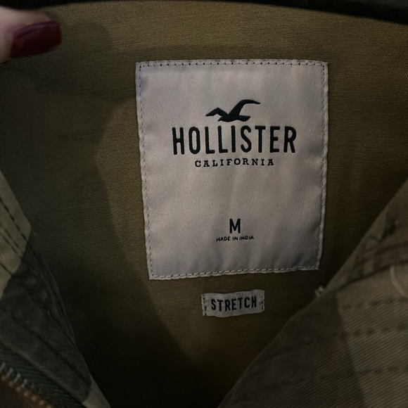 Hollister army green jacket - Picture 3 of 6